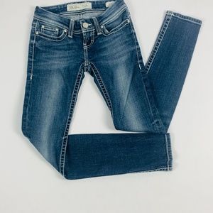 BKE Buckle Womens Jeans 23 Blue Stella Straight